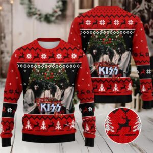 Kiss Band 3D Ugly Sweater, Kissmas For Fans