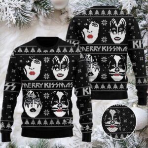 Kiss Band Member 3D Ugly Sweater
