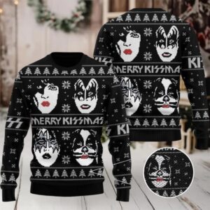 Kiss Band Member 3D Ugly Sweater