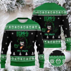 Kiss Band Merry Kissmas Rock And Roll Over Merry Xmas 3d Ugly Sweater