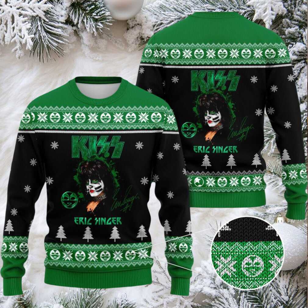 Kiss Band Merry Kissmas Rock And Roll Over Merry Xmas 3d Ugly Sweater