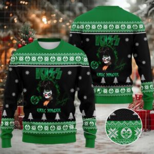 Kiss Band Merry Kissmas Rock And Roll Over Merry Xmas 3d Ugly Sweater