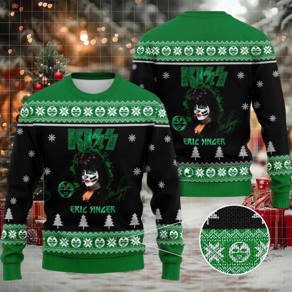 Kiss Band Merry Kissmas Rock And Roll Over Merry Xmas 3d Ugly Sweater