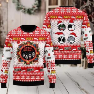 Kiss Band Rock Fans Gift Ugly Christmas Sweater