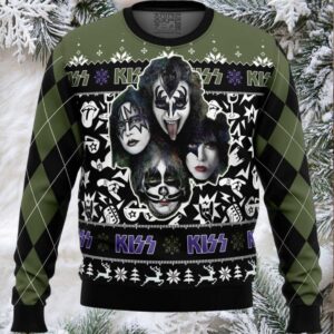 Kiss Band Ugly Christmas Sweater