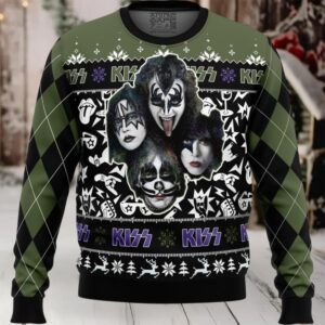 Kiss Band Ugly Christmas Sweater