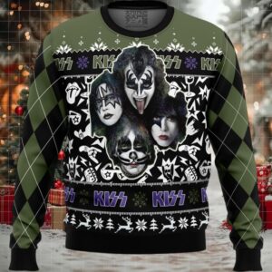 Kiss Band Ugly Christmas Sweater