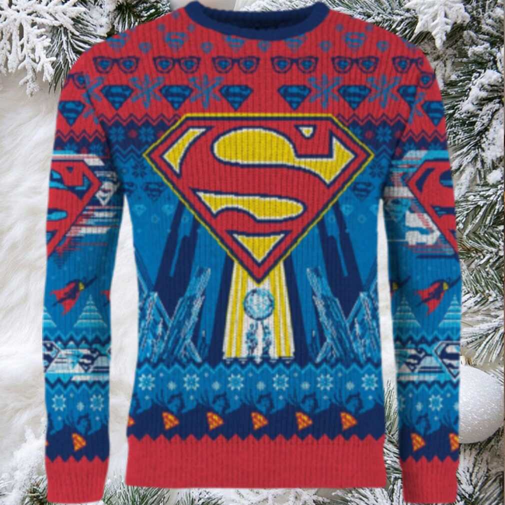 Kryptonian Kringle Ugly Christmas Sweater