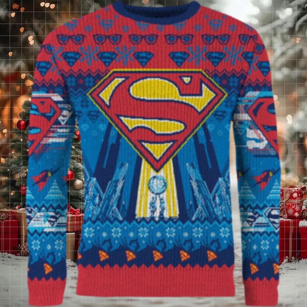 Kryptonian Kringle Ugly Christmas Sweater Kryptonian Kringle Ugly Christmas Sweater