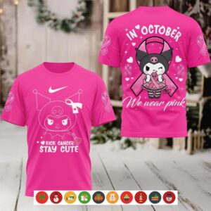 Kuromi In October We Wear Pink Shirt