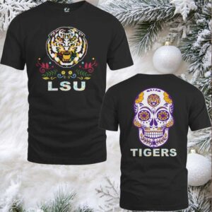 LSU Tigers College Football Dia De Los Muertos T Shirt