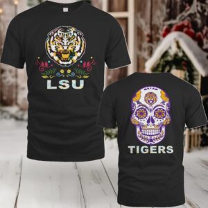 LSU Tigers College Football Dia De Los Muertos T Shirt