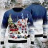 Hoho Home Run Santa Claus Baseball Ugly Christmas Sweater Red Mens Hoho Home Run Santa Claus Baseball Ugly Christmas Sweater Red Mens