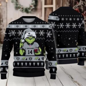 Las Vegas Raiders Custom Christmas Ugly Sweater