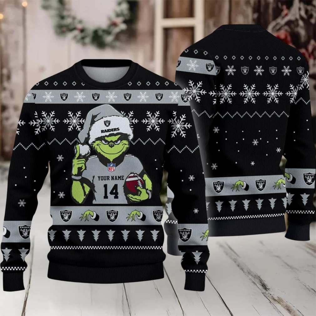 Las Vegas Raiders Custom Christmas Ugly Sweater