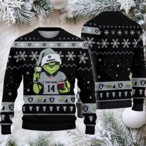 Las Vegas Raiders Custom Christmas Ugly Sweater