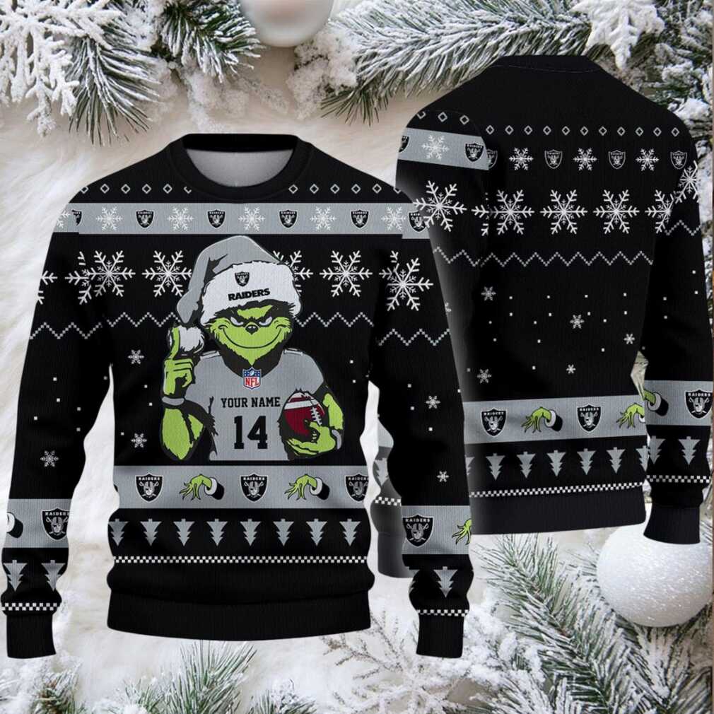 Las Vegas Raiders Custom Christmas Ugly Sweater