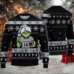 Las Vegas Raiders Custom Christmas Ugly Sweater