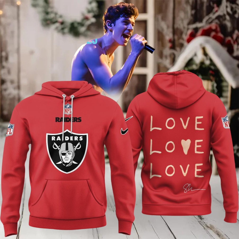 Las Vegas Raiders Shawn Mendes On The Road Again Tour 2025 Love Love Hoodie T Shirt Las Vegas Raiders Shawn Mendes On The Road Again Tour 2025 Love Love Hoodie T Shirt