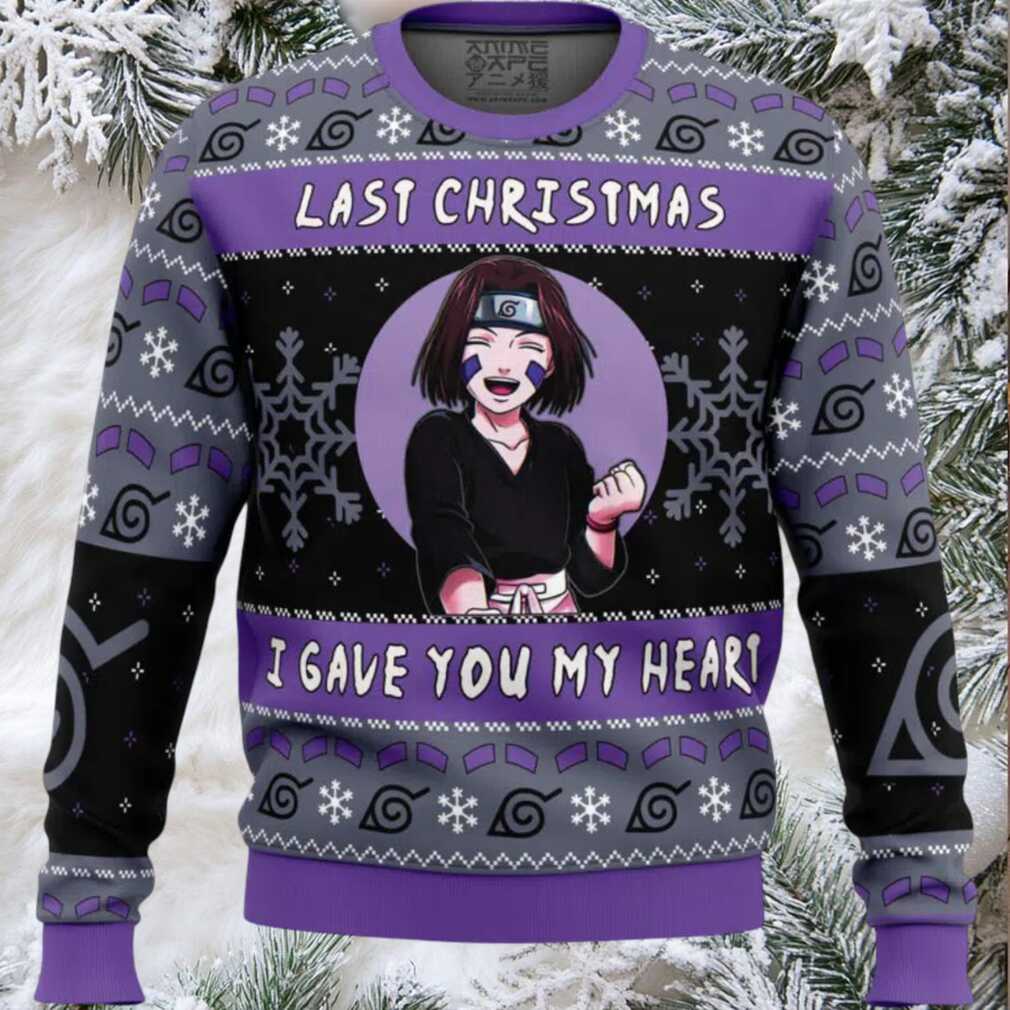 Last Christmas I Gave You My Heart Rin Nohara Shippuden Ugly Christmas Sweater Last Christmas I Gave You My Heart Rin Nohara Shippuden Ugly Christmas Sweater