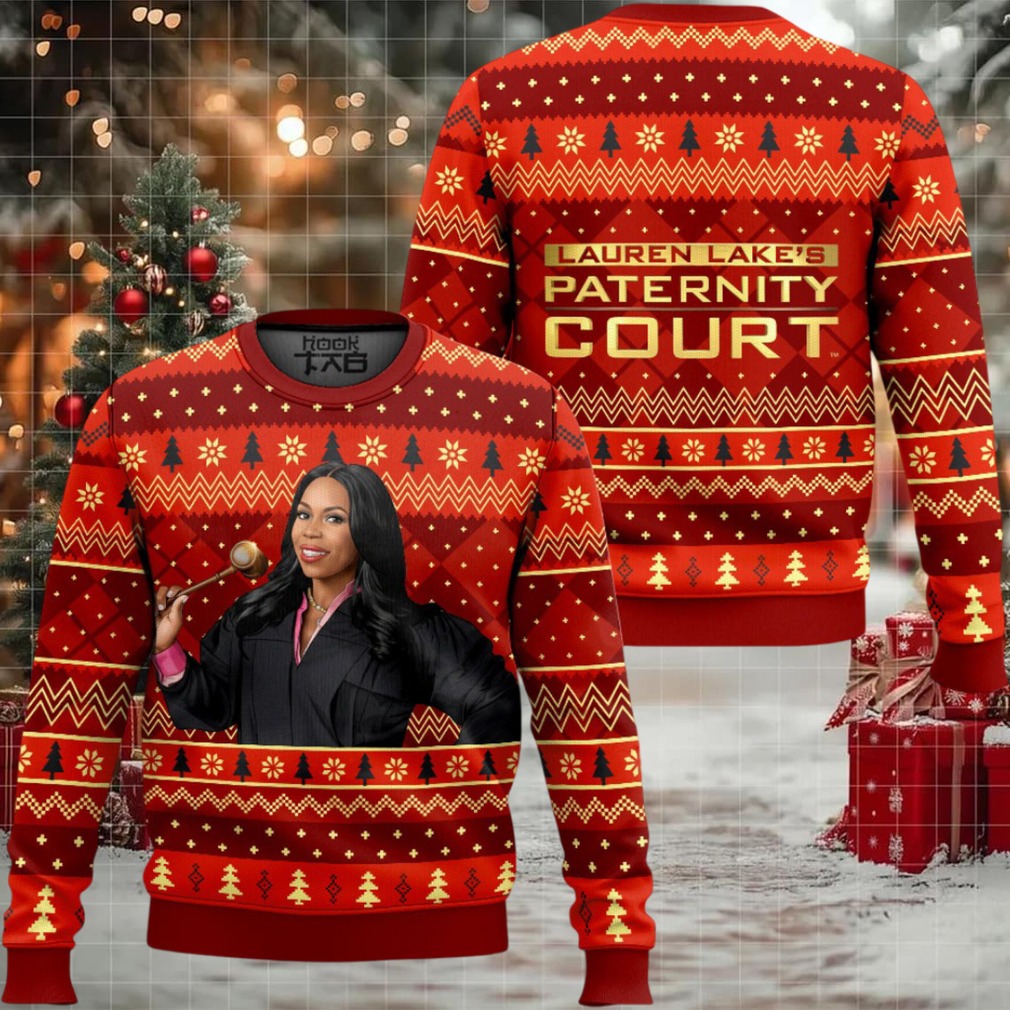Lauren Lake’s Paternity Court Ugly Christmas Sweater Lauren Lake’s Paternity Court Ugly Christmas Sweater