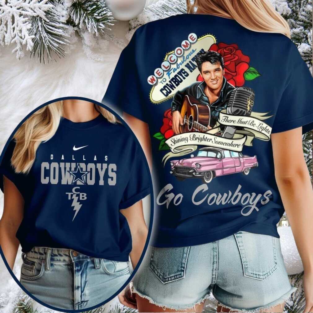 Dallas Cowboys NFL Elvis Presley Rose Shirt