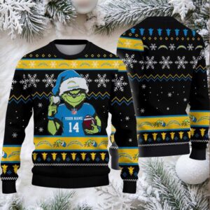 Los Angeles Chargers Custom Christmas Ugly Sweater