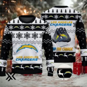 Los Angeles Chargers Ugly Christmas Sweater 2025 X7LG2QL13