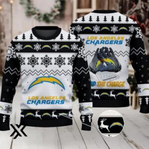 Los Angeles Chargers Ugly Christmas Sweater 2025 X7LG2QL13
