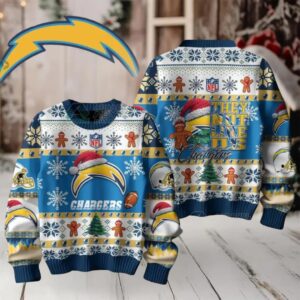 Los Angeles Chargers Ugly Sweater 2025