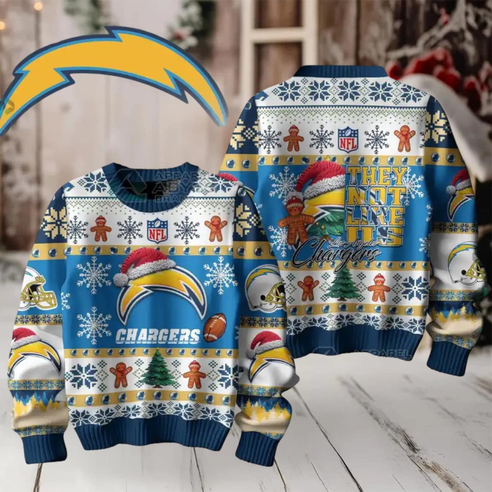 Los Angeles Chargers Ugly Sweater 2025