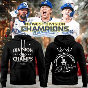 Los Angeles Dodgers 2025 King Of The National League Champions Hoodie