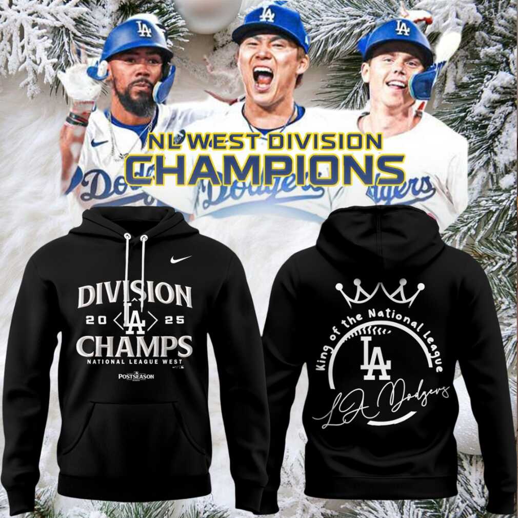 Los Angeles Dodgers 2025 King Of The National League Champions Hoodie Los Angeles Dodgers 2025 King Of The National League Champions Hoodie