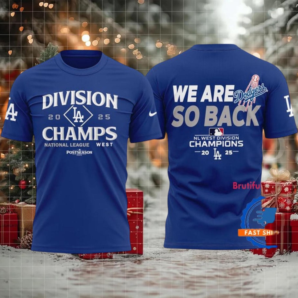 Los Angeles Dodgers 2025 NL West Division Champions Limited Edition T Shirt