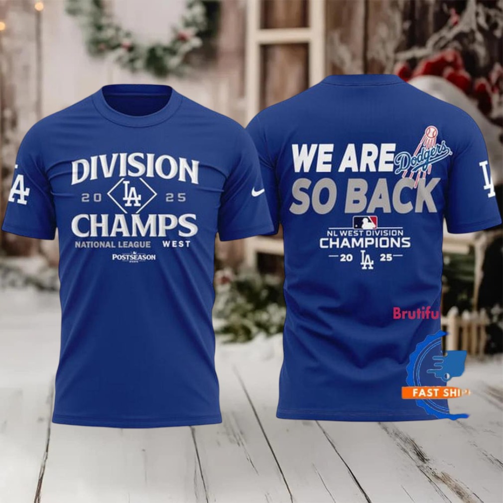Los Angeles Dodgers 2025 NL West Division Champions Limited Edition T Shirt