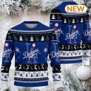 Los Angeles Dodgers Baseball Christmas Ugly Sweater