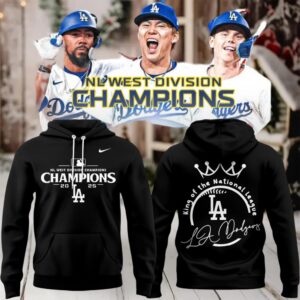 Los Angeles Dodgers King Of The National League Champions 2025 Hoodie