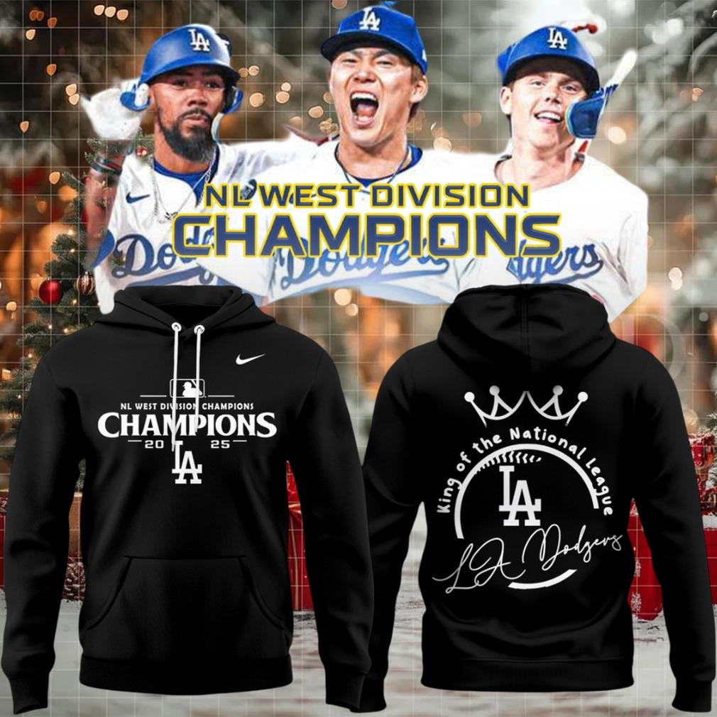 Los Angeles Dodgers King Of The National League Champions 2025 Hoodie Los Angeles Dodgers King Of The National League Champions 2025 Hoodie