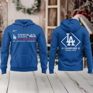 Los Angeles Dodgers NLCS 2025 Champions Hoodie – Blue