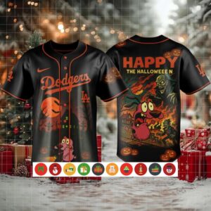 Los Angeles Dodgers x Courage The Cowardly Dog Haloween Jersey