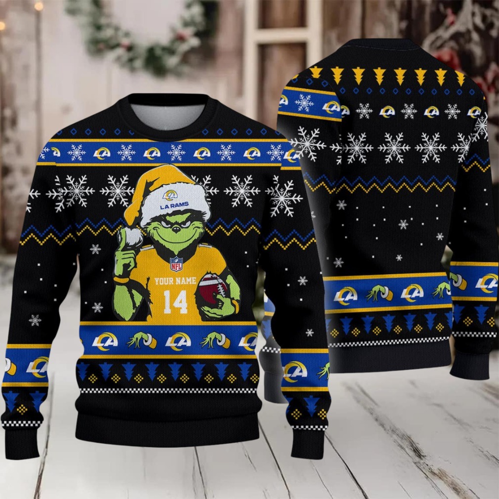Los Angeles Rams Custom Christmas Ugly Sweater Los Angeles Rams Custom Christmas Ugly Sweater