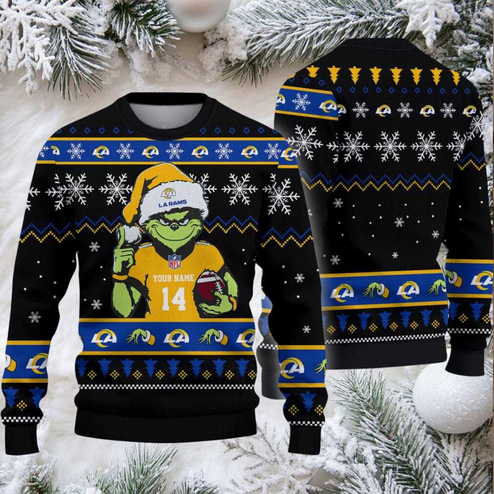 Los Angeles Rams Custom Christmas Ugly Sweater Los Angeles Rams Custom Christmas Ugly Sweater
