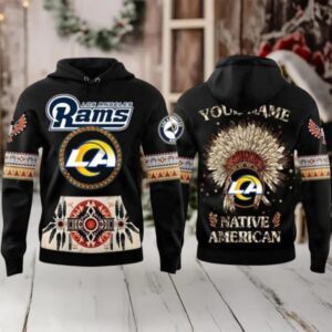 Los Angeles Rams Native American Heritage Respect The Origin Hoodie Sale