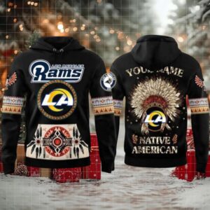 Los Angeles Rams Native American Heritage Respect The Origin Hoodie Sale
