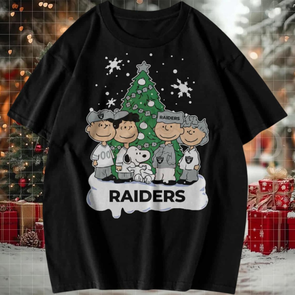 Merry Christmas Las Vegas Raiders X Peanuts Characters Shirt