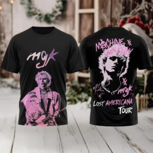 Machine Gun Kelly Lost Americana Tour 2025 New two Sided Shirt Shirt