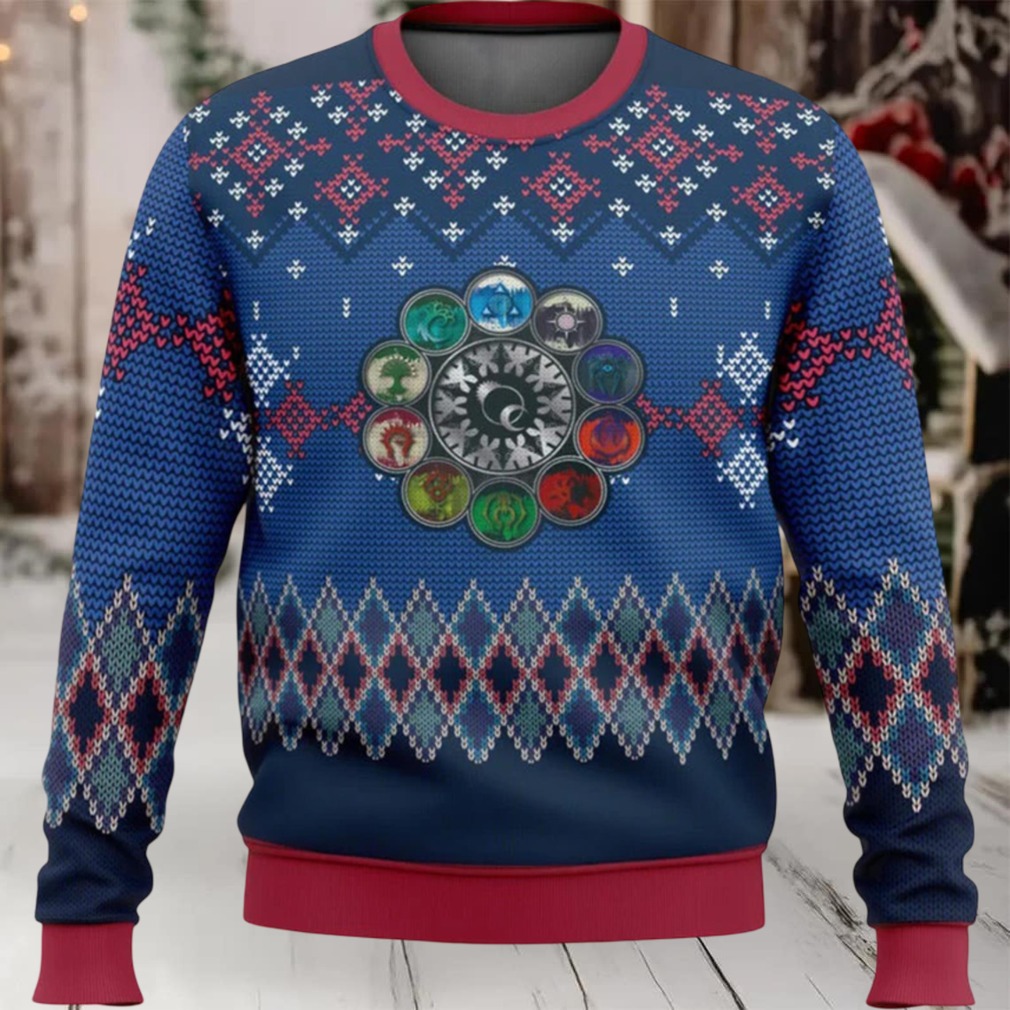 Magic The Gathering Ravnica Christmas Ugly Sweater Magic The Gathering Ravnica Christmas Ugly Sweater