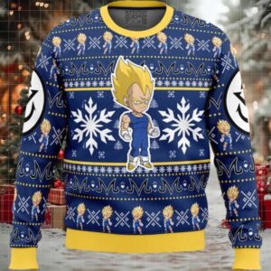 Majin Vegeta Dragon Ball Z Ugly Christmas Sweater