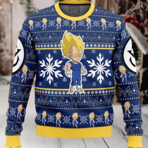 Majin Vegeta Dragon Ball Z Ugly Christmas Sweater