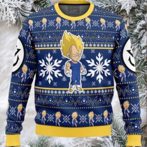 Majin Vegeta Dragon Ball Z Ugly Christmas Sweater